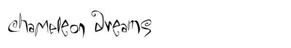ChaMeLEon DrEamS font preview